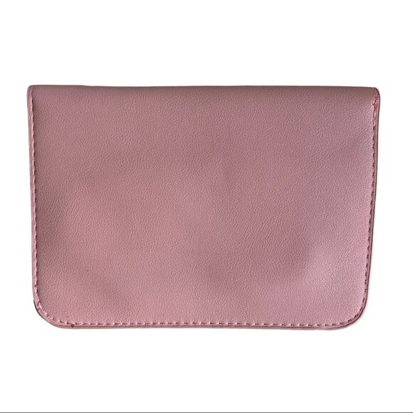 Pink Heart Mini Snap Front Crossbody Purse - Picture 4 of 5